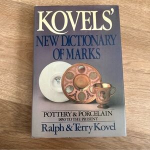 Book, Kovels' New Dictionary of Marks: Pottery and Porcelain 1850 to the Present